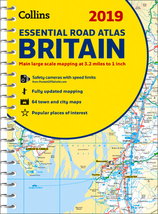 2019 Collins Essential Road Atlas Britain