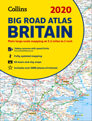 2020 Collins Big Road Atlas Britain and Northern Ireland