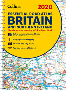 2020 Collins Essential Road Atlas Britain and Northern Ireland