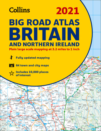 2021 Collins Big Road Atlas Britain and Northern Ireland