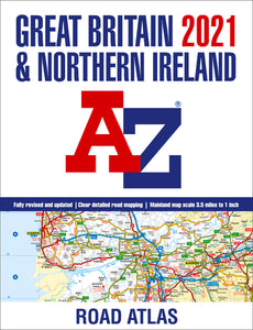 2021 Great Britain & Northern Ireland A-Z Road Atlas