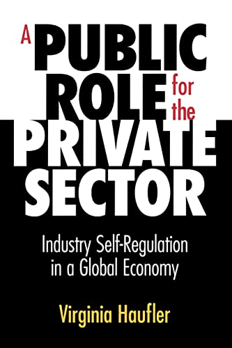 A Public Role for the Private Sector: Industry Self-Regulation in a Global Economy