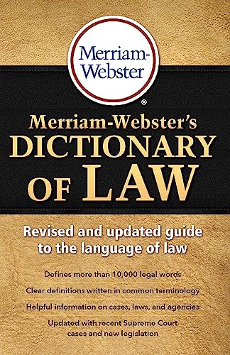 Merriam-Webster's Dictionary of Law