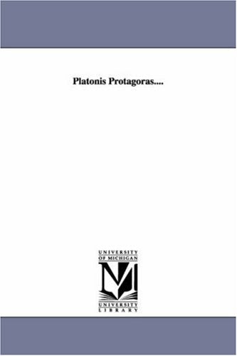 Platonis Protagoras....