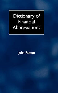 Dictionary of Financial Abbreviations