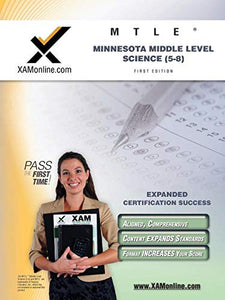 Mtle Minnesota Middle Level Science (5-8) Teacher Certification Test Prep Study Guide (First Edition, New)