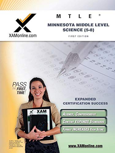 Mtle Minnesota Middle Level Science (5-8) Teacher Certification Test Prep Study Guide (First Edition, New)