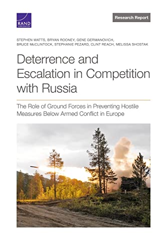 Deterrence and Escalation in Competition with Russia: The Role of Ground Forces in Preventing Hostile Measures Below Armed Conflict in Europe