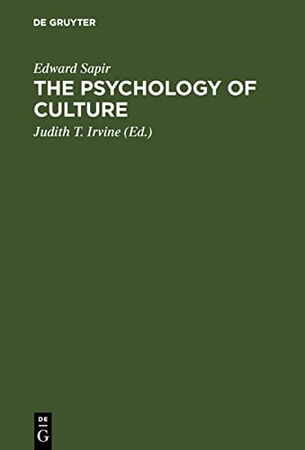 The Psychology of Culture: A Course of Lectures (, with a New Introd.)