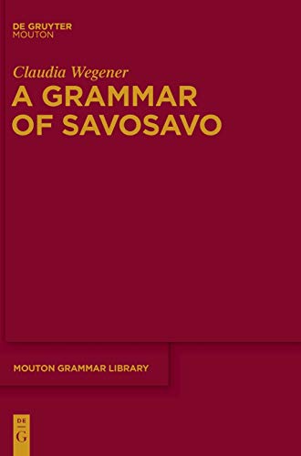 A Grammar of Savosavo
