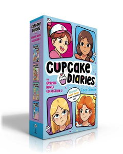 Cupcake Diaries The Graphic Novel Collection 2 (Boxed Set): Katie, Batter Up! Graphic Novel/Mia's Baker's Dozen Graphic Novel/Emma All Stirred Up! Graphic Novel/Alexis Cool as a Cupcake Graphic Novel