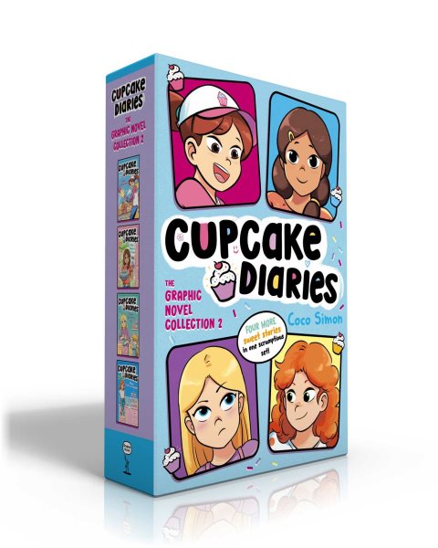 Cupcake Diaries The Graphic Novel Collection 2 (Boxed Set): Katie, Batter Up! Graphic Novel/Mia's Baker's Dozen Graphic Novel/Emma All Stirred Up! Graphic Novel/Alexis Cool as a Cupcake Graphic Novel