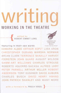 Writing: Working in the Theatre