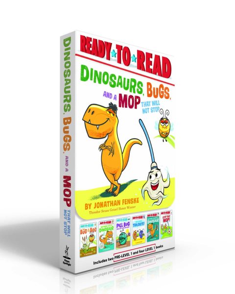 Dinosaurs, Bugs, and a Mop That Will Not Stop (Boxed Set): The Bug in the Bog; Nothing Fits a Dinosaur; Pill Bug Does Not Need Anybody; Try a Bite, Trilobite!; Nothing Scares a Dinosaur; Stop That Mop!