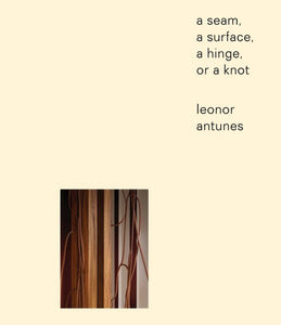 Leonor Antunes: a seam, a surface, a hinge, or a knot