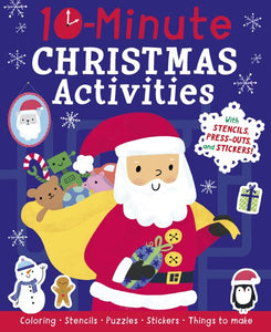 10-Minute Christmas Activities: With Stencils, Press-Outs, and Stickers!