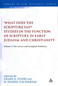 'What Does the Scripture Say?' Studies in the Function of Scripture in Early Judaism and Christianity, Volume 2: Volume 2: The Letters and Liturgical