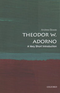 Theodor W. Adorno: A Very Short Introduction