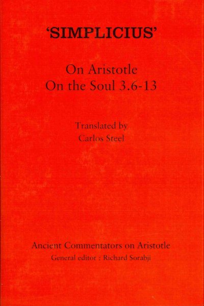 'Simplicius' on Aristotle on the Soul 3.6-13