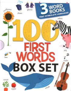 100 First Words Box Set: 3 Word Books That Stimulate Language