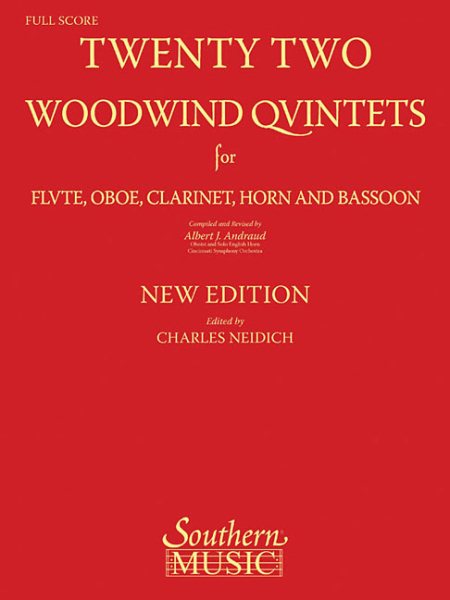 22 Woodwind Quintets - New Edition: Woodwind Quintet