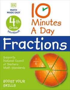 10 Minutes a Day Fractions, 4th Grade