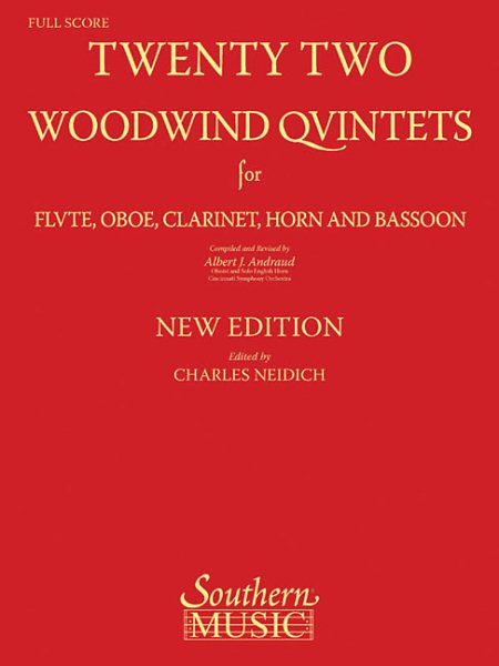 22 Woodwind Quintets: Woodwind Quintet (Revised)