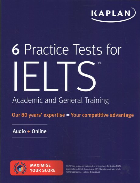 6 Practice Tests for IELTS Academic and General Training: Audio + Online