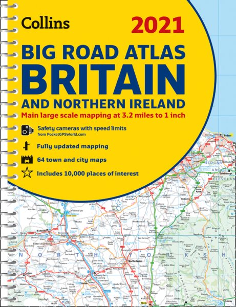 2021 Collins Big Road Atlas Britain and Northern Ireland