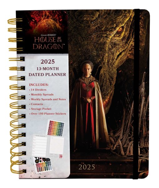 2025 House of the Dragon 13-Month Weekly Planner