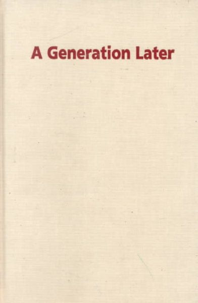 A Generation Later: Household Strategies and Economic Change in the Rural Philippines