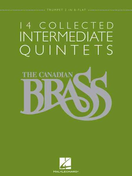 14 Collected Intermediate Quintets: Trumpet 2 in B-Flat