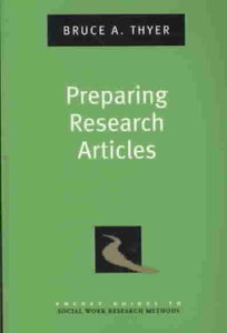 Preparing Research Articles