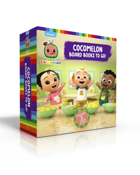 CoComelon Board Books to Go! (Boxed Set): Pasta Party!; I Like My Name; Let's Meet the Doctor!