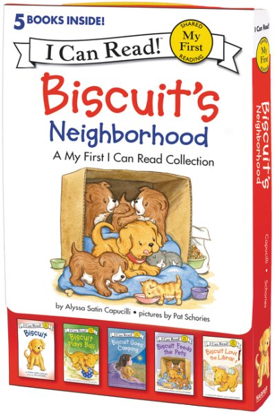 Biscuit's Neighborhood: A Box of 5 Stories for Beginning Readers and Dog Lovers