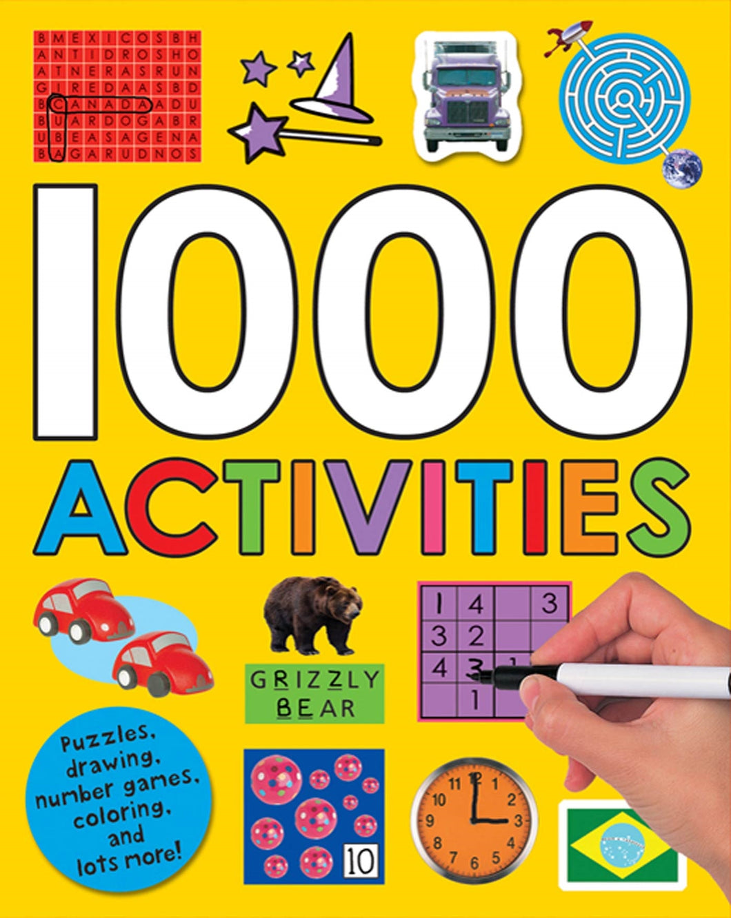 1000 Activities: Puzzles, Drawing, Number Games, Coloring, and Lots More!