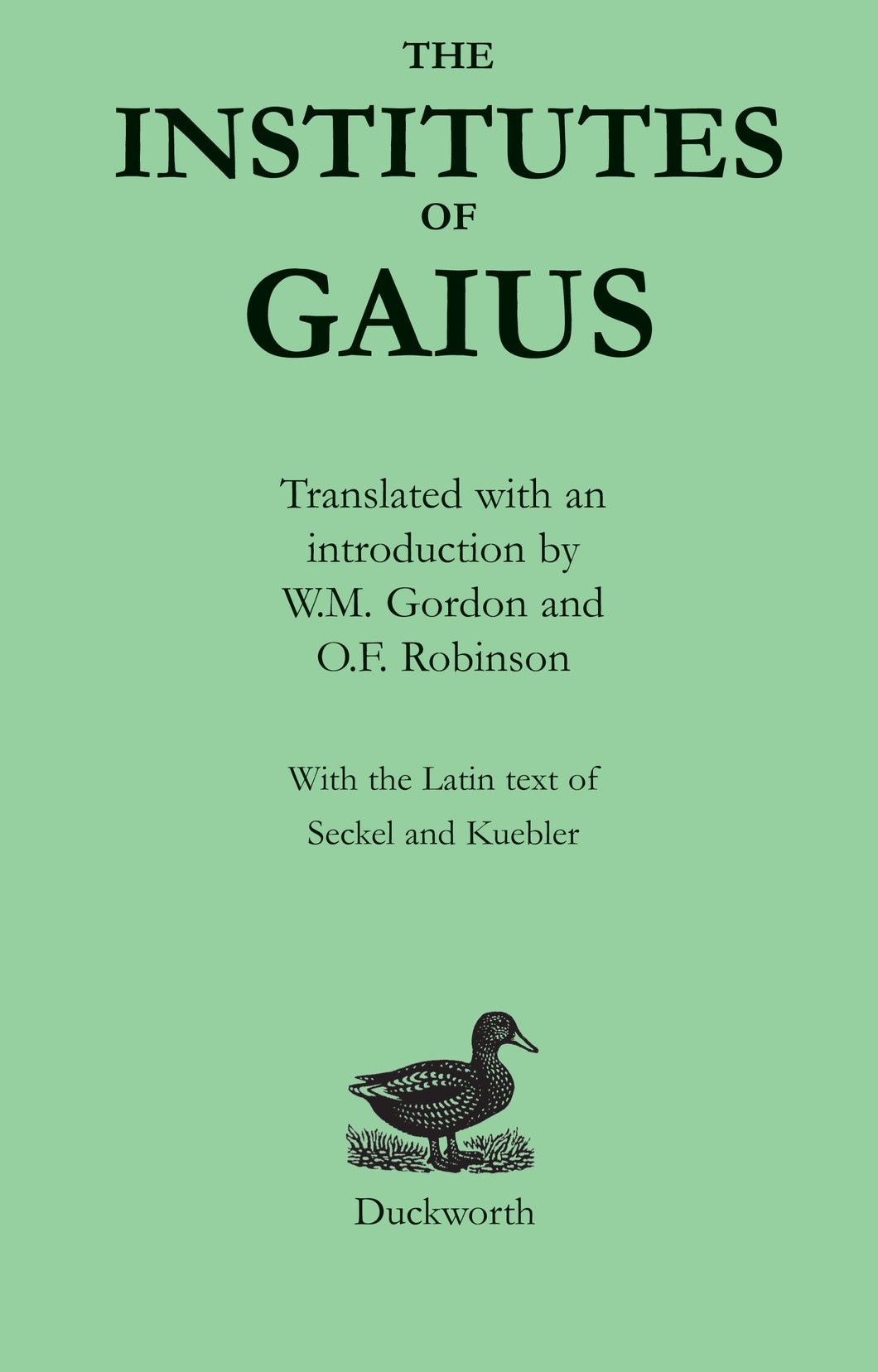 The Institutes of Gaius