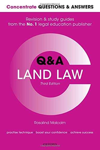 Concrete Questions and Answers Land Law 3rd Edition: Law Q&A Revision and Study Guide