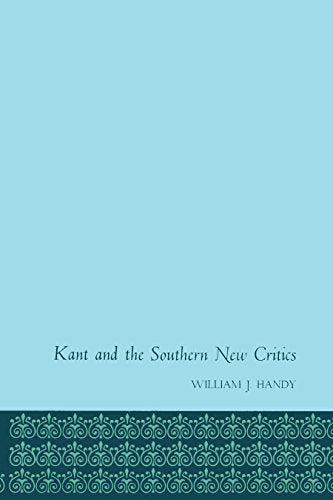 Kant and the Southern New Critics