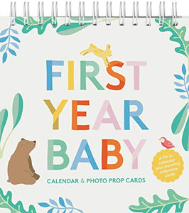 First Year Baby Calendar & Photo Prop Cards: (Baby Shower Gift, New Baby Gift)