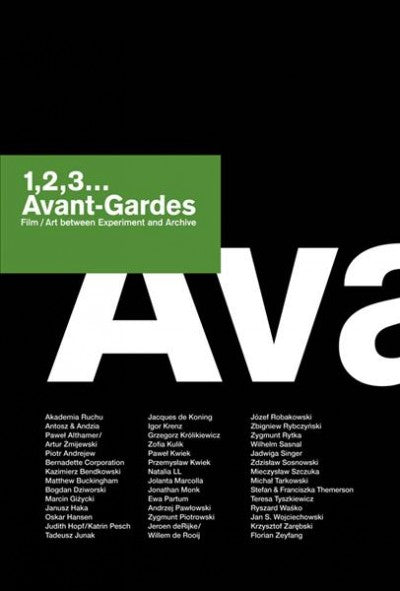 1,2,3... Avant-Gardes: Film/Art Between Experiment and Archive